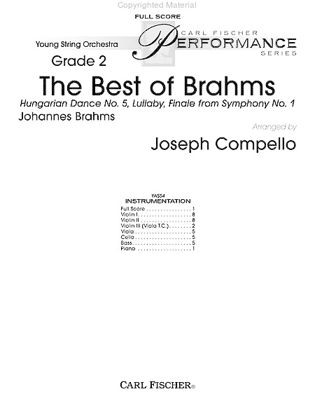 The Best of Brahms image number null