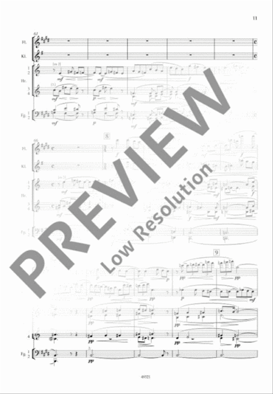 Tonstück E major Tonstück E major Bassoon scores gallery preview page 12