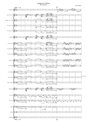 Adagio in G Minor (Eb Soprano Cornet Solo)