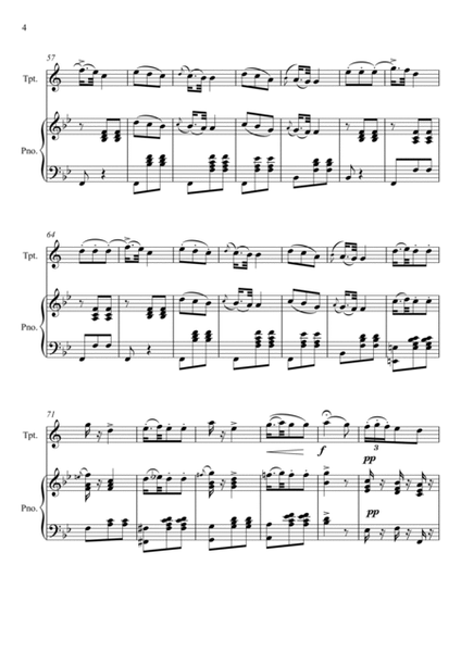 Giuseppe Verdi - La donna e mobile (Rigoletto) Trumpet Solo - Bb Key image number null