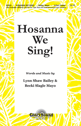 Book cover for Hosanna We Sing!