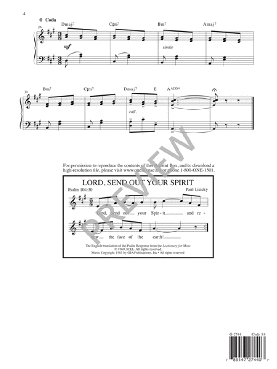 Lord, Send Out Your Spirit Choir scores gallery preview page 5