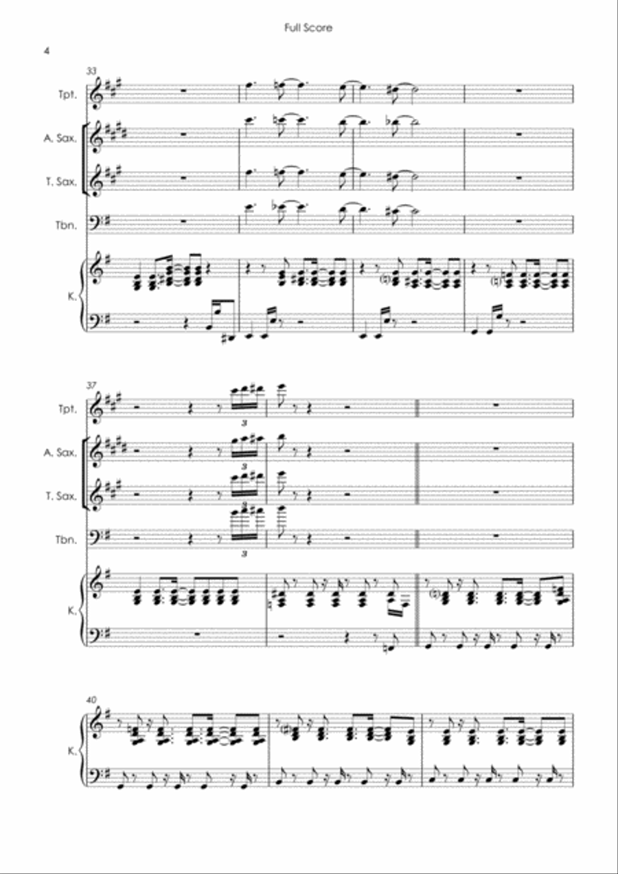 Don't You Worry 'bout A Thing Tenor Saxophone scores gallery preview page 6
