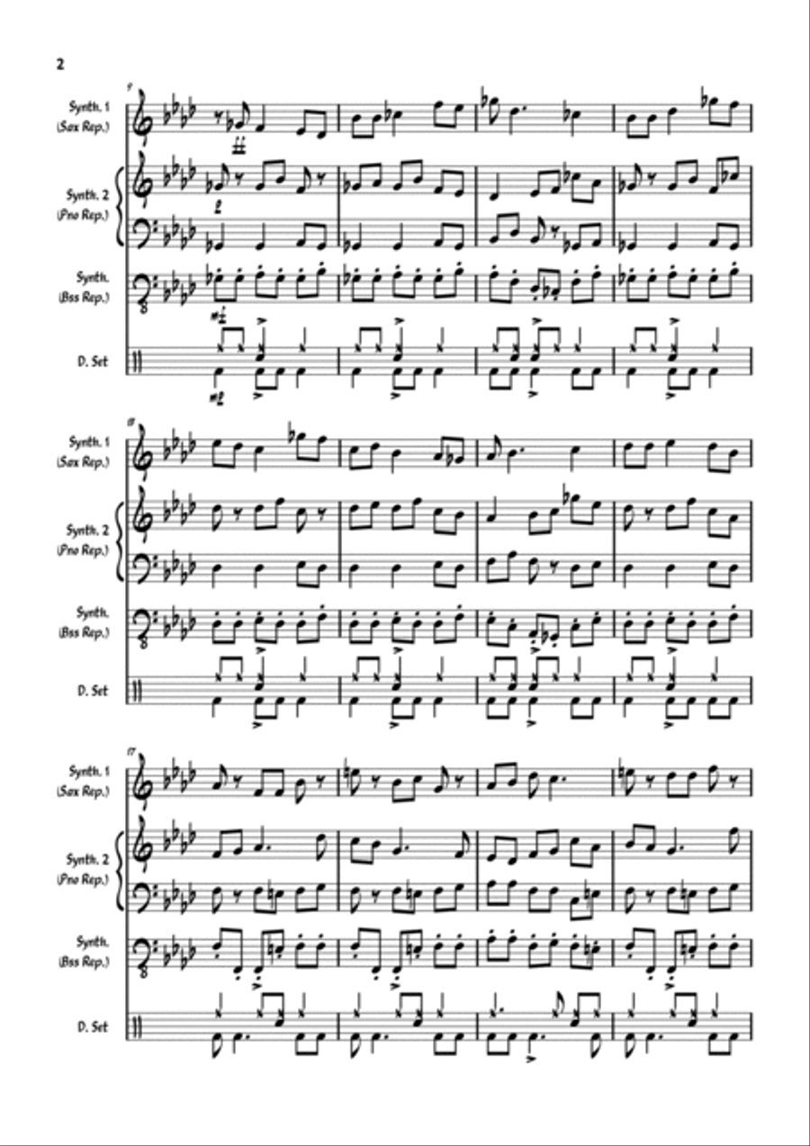 Chipjazz Chipjazz Jazz Ensemble scores gallery preview page 2