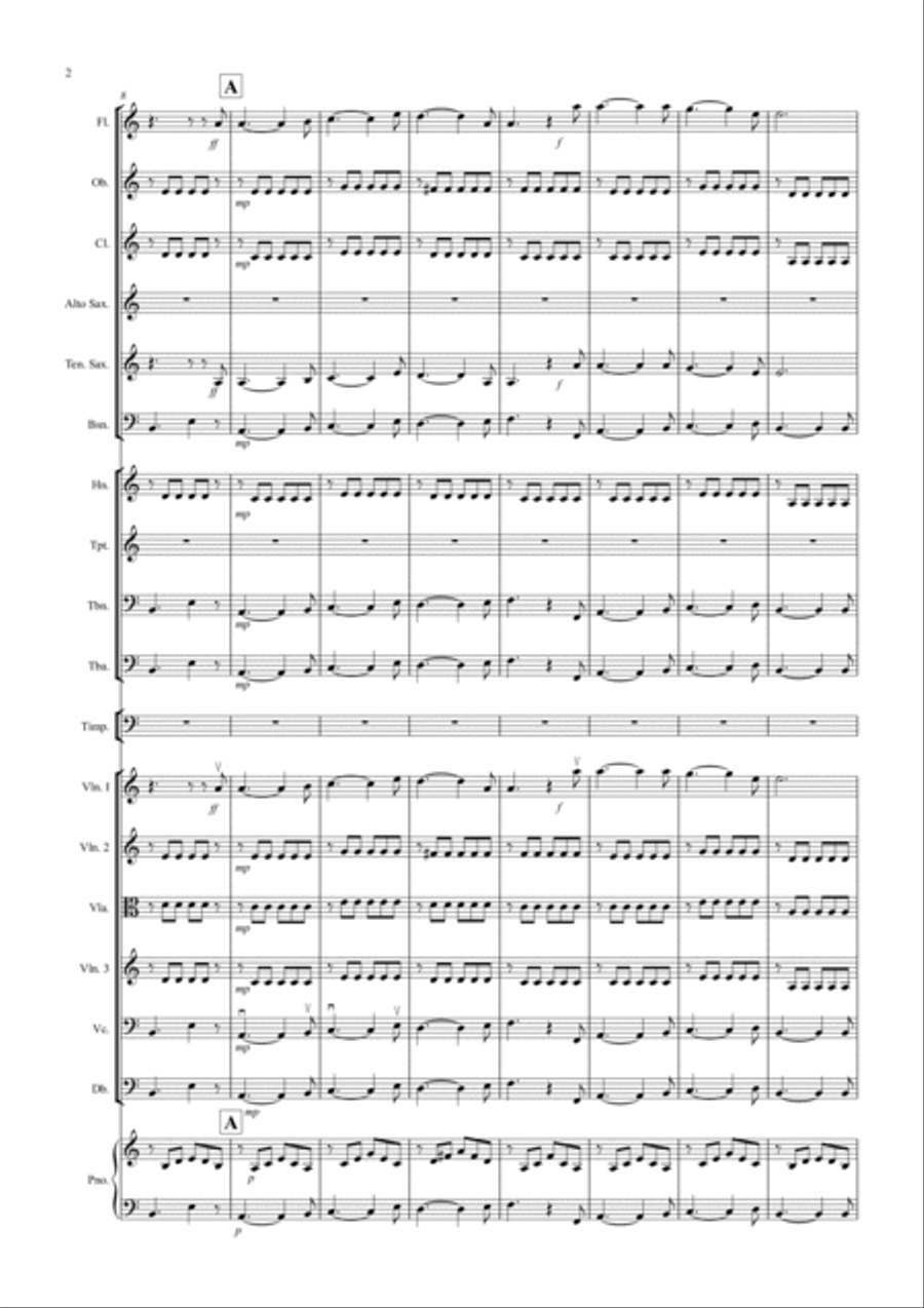 House Of The Rising Sun for School Orchestra Full Orchestra scores gallery preview page 2