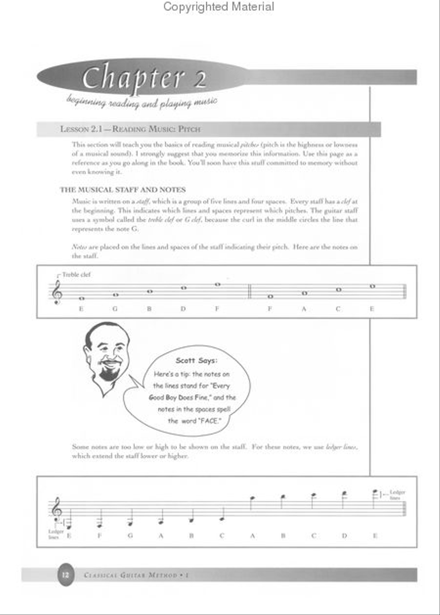 Basic Classical Guitar Method, Book 1 Acoustic Guitar scores gallery preview page 6