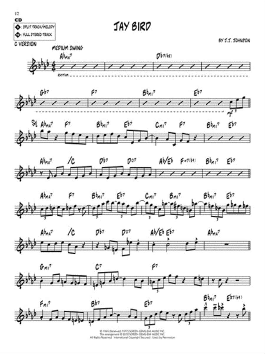 J.J. Johnson J.J. Johnson C Instrument scores gallery preview page 5