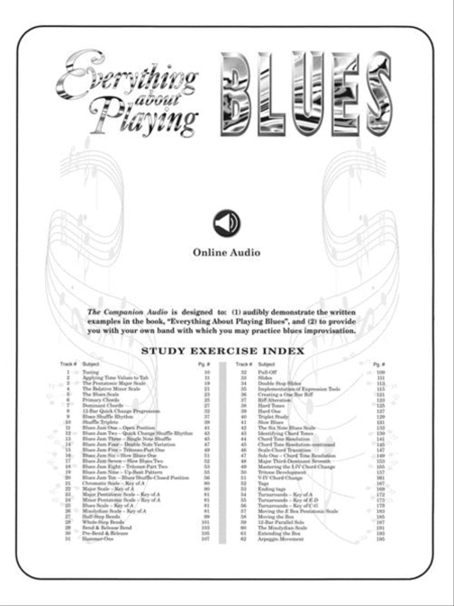Everything About Playing the Blues Electric Guitar scores gallery preview page 6