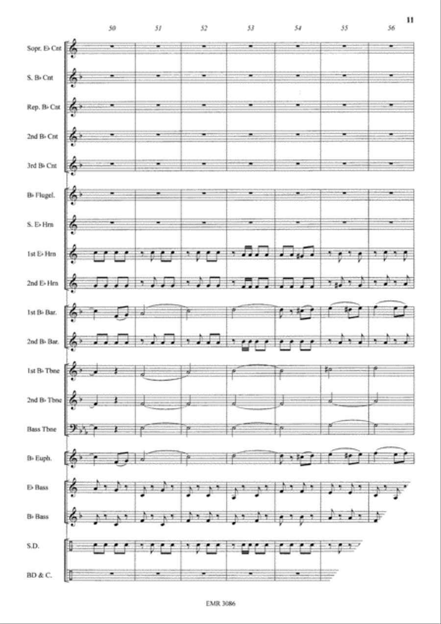 Mountain Echo Mountain Echo Brass Band scores gallery preview page 12