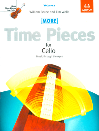 Book cover for More Time Pieces for Cello, Volume 2
