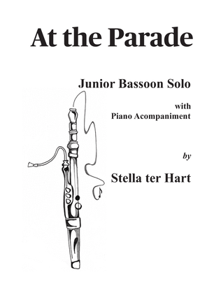 Book cover for At The Parade - bassoon solo junior/intermediate level