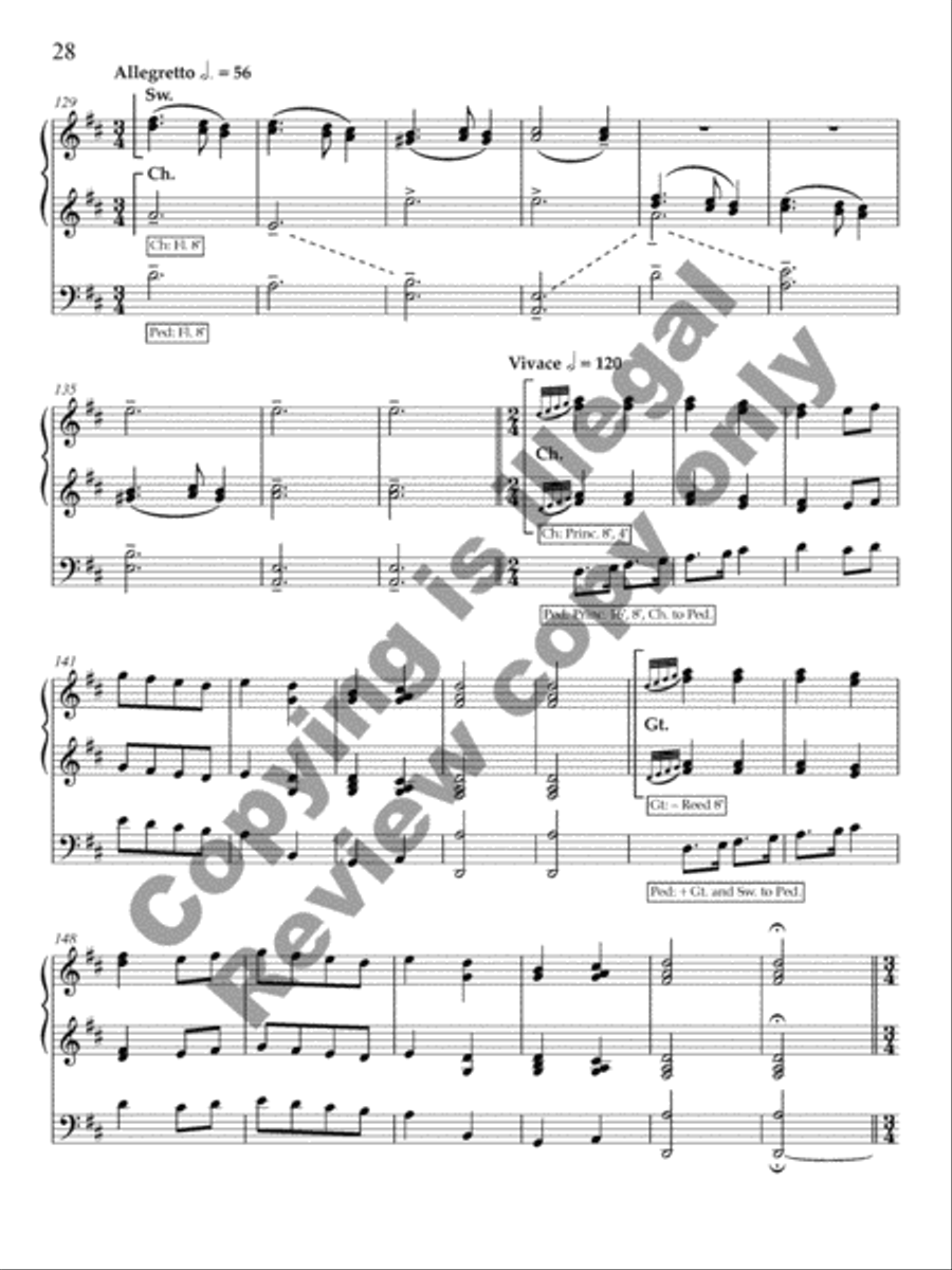 Ancient Airs and Dances, Suite No. 1 Organ Solo scores gallery preview page 49