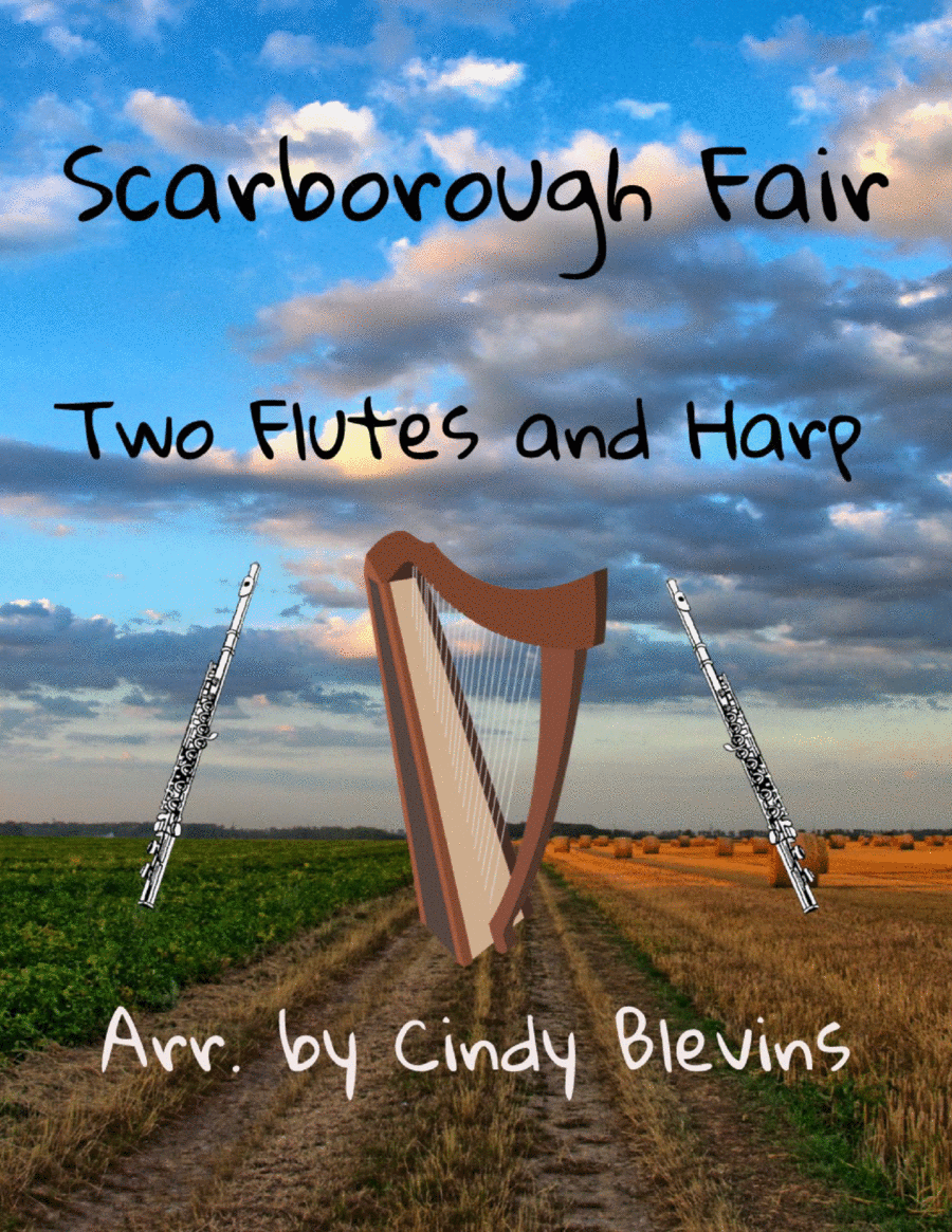 Scarborough Fair, Two Flutes and Harp image number null