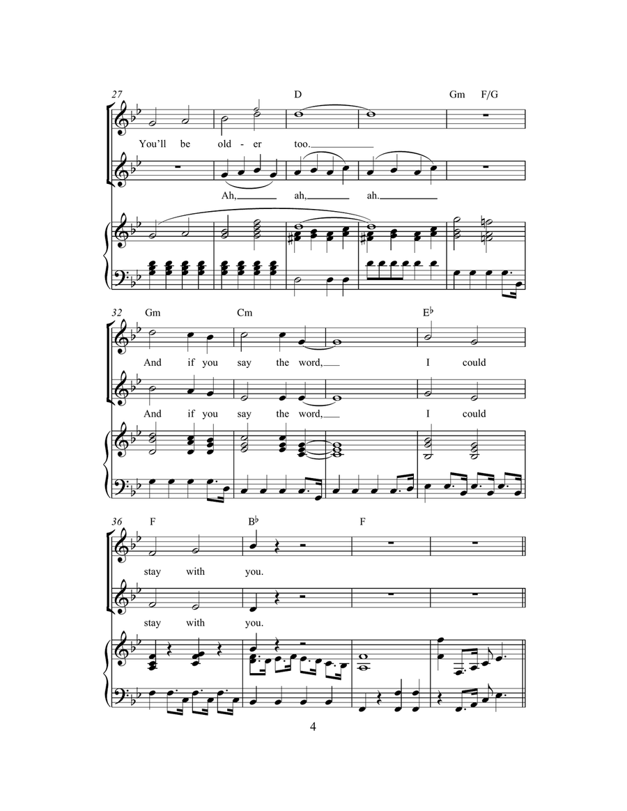 When I'm Sixty-Four (arr. Rick Hein) 2-Part scores gallery preview page 4