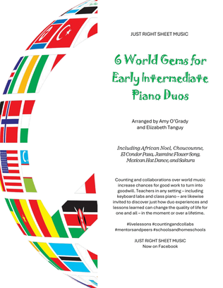 6 World Gems for Early Intermediate Piano Duos