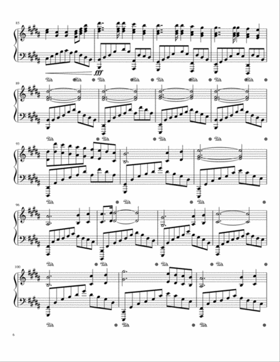 Ballade in B Major Ballade in B Major Piano Solo scores gallery preview page 6