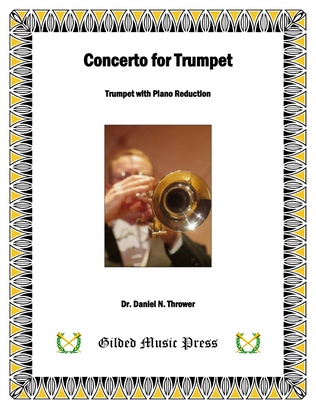 Book cover for Concerto for Trumpet (Piano Reduction)