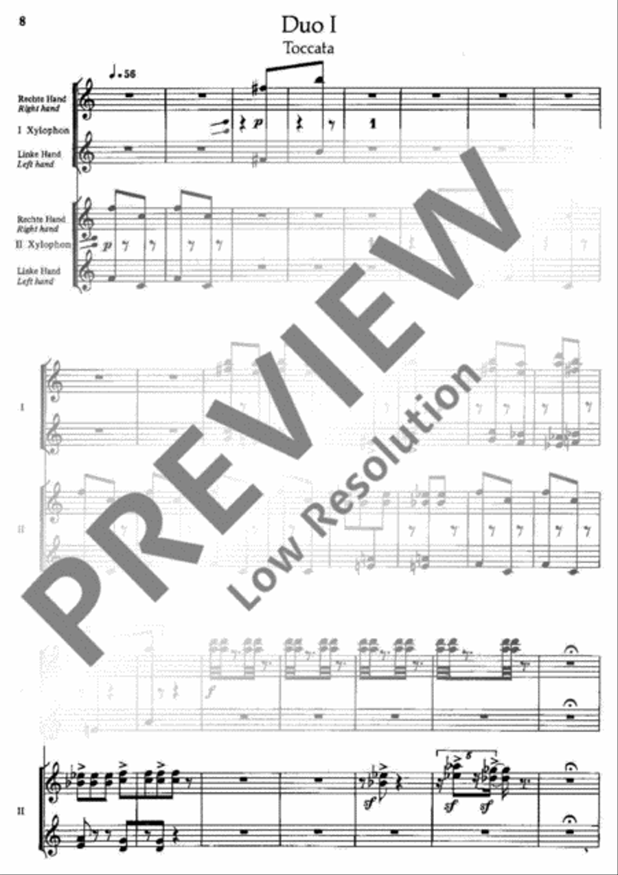 Katalog II Percussion scores gallery preview page 9