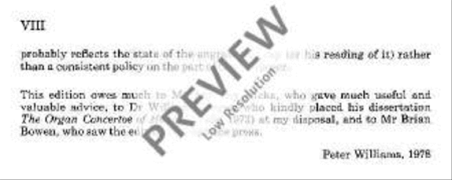 Organ concerto No. 6 B major Flute scores gallery preview page 9