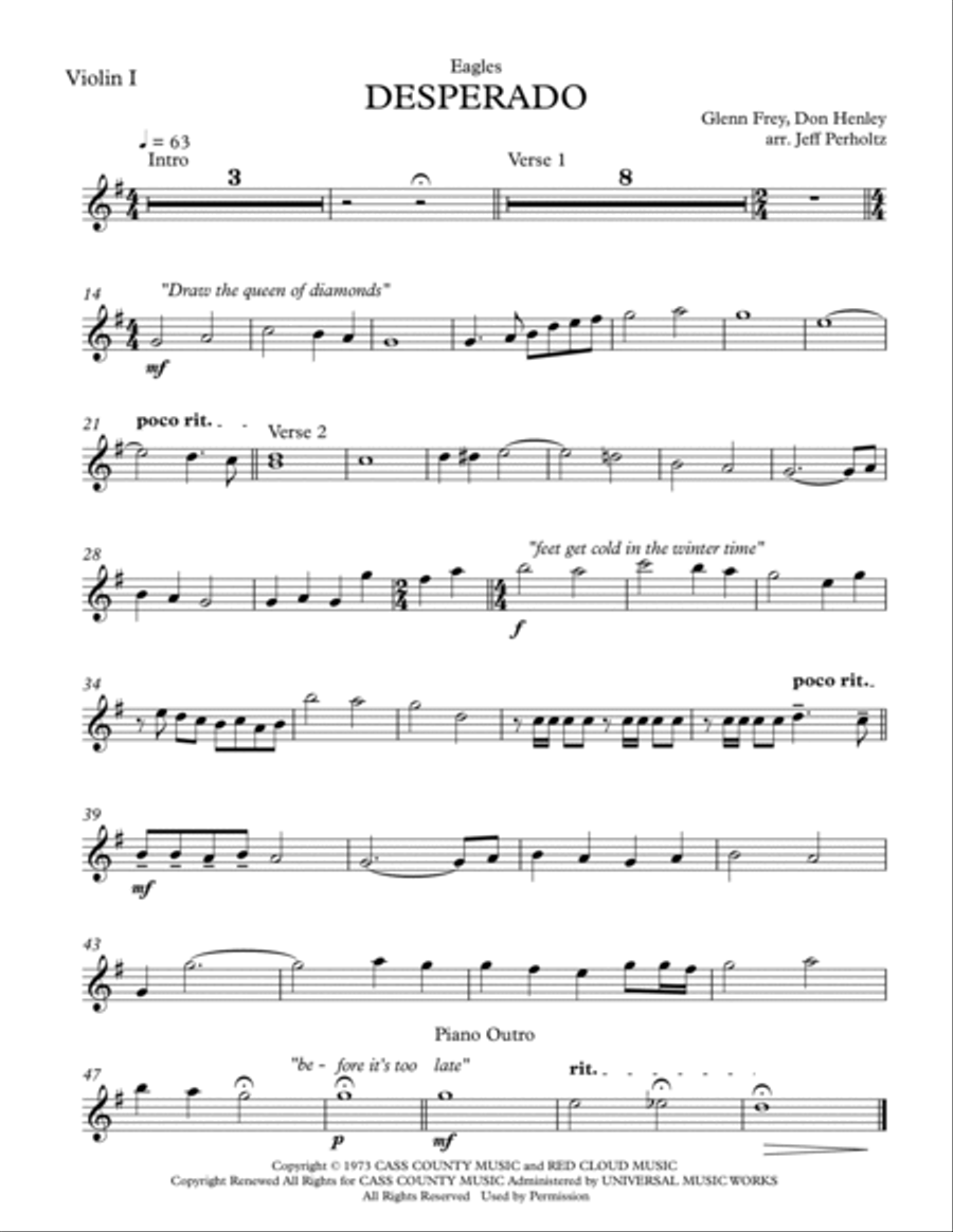 Desperado String Quartet scores gallery preview page 4