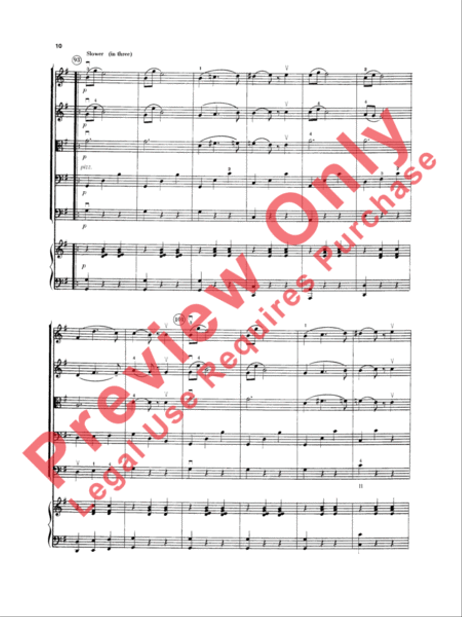 Fledermaus Waltzes String Orchestra scores gallery preview page 11