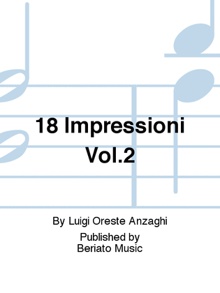 Book cover for 18 Impressioni Vol.2
