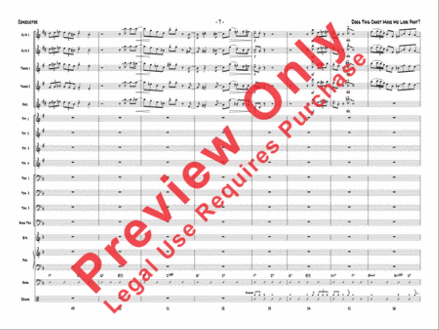 Does This Chart Make Me Look Phat? Jazz Ensemble scores gallery preview page 28