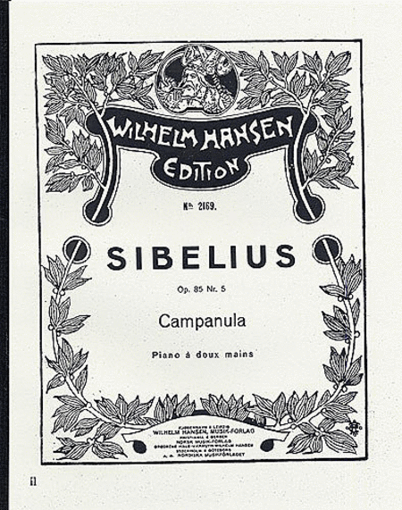 Jean Sibelius: Five Pieces Op.85 No.5- Campanula