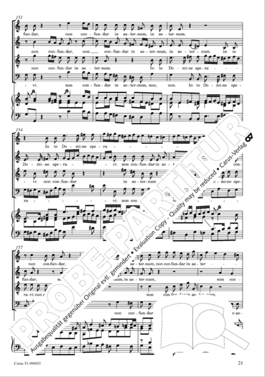 Te Deum Te Deum 4-Part scores gallery preview page 22