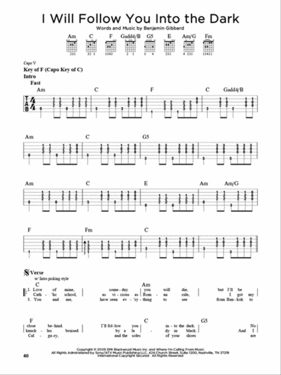 First 50 Songs You Should Strum on Guitar Acoustic Guitar scores gallery preview page 5