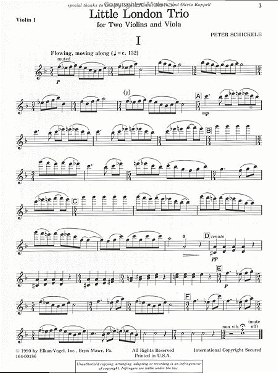 Little London Trio Chamber Music scores gallery preview page 2