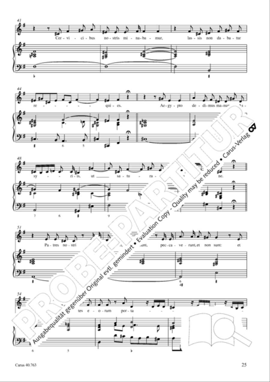 Drei Lamentationen zum Karsamstag Score scores gallery preview page 26