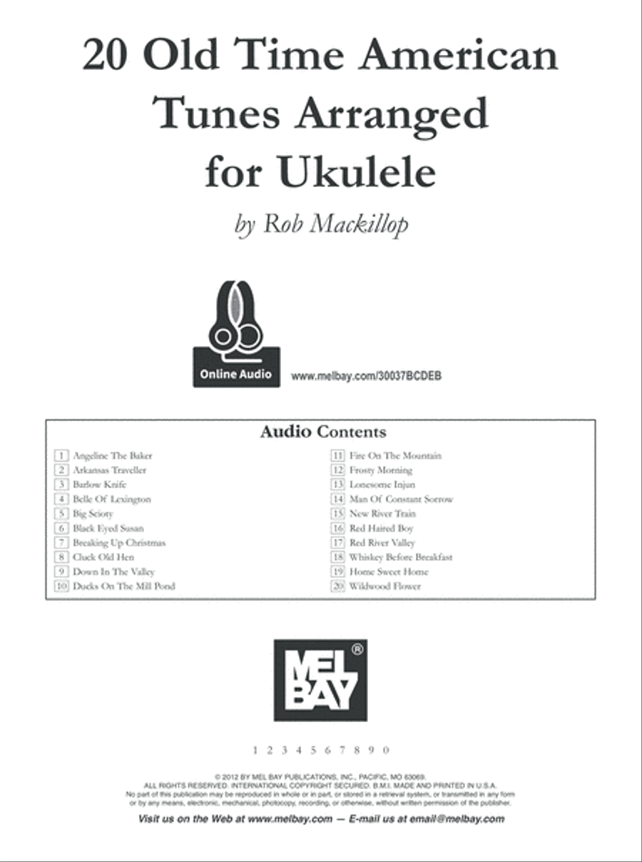 20 Old Time American Tunes Arranged For Ukulele Ukulele scores gallery preview page 2