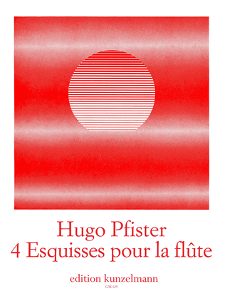 Book cover for 4 esquisses pour la flûte