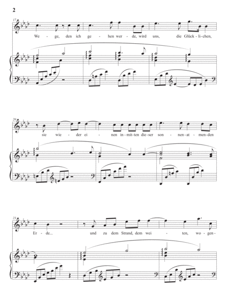 Morgen, Op. 27 no. 4 (in 10 keys: A, A-flat, G, G-flat, F, E, E-flat, D, D-flat, C major)