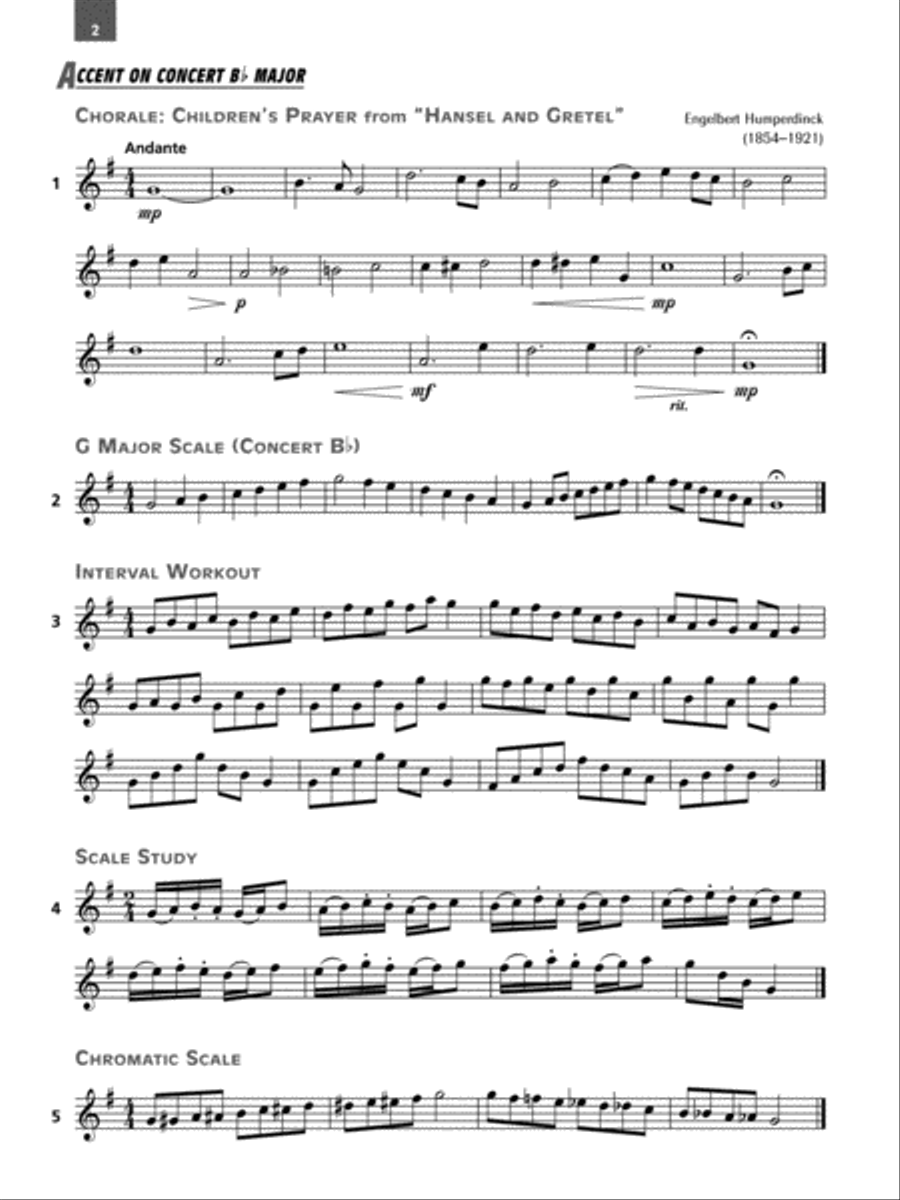 Accent on Achievement, Book 3 Concert Band Methods scores gallery preview page 2