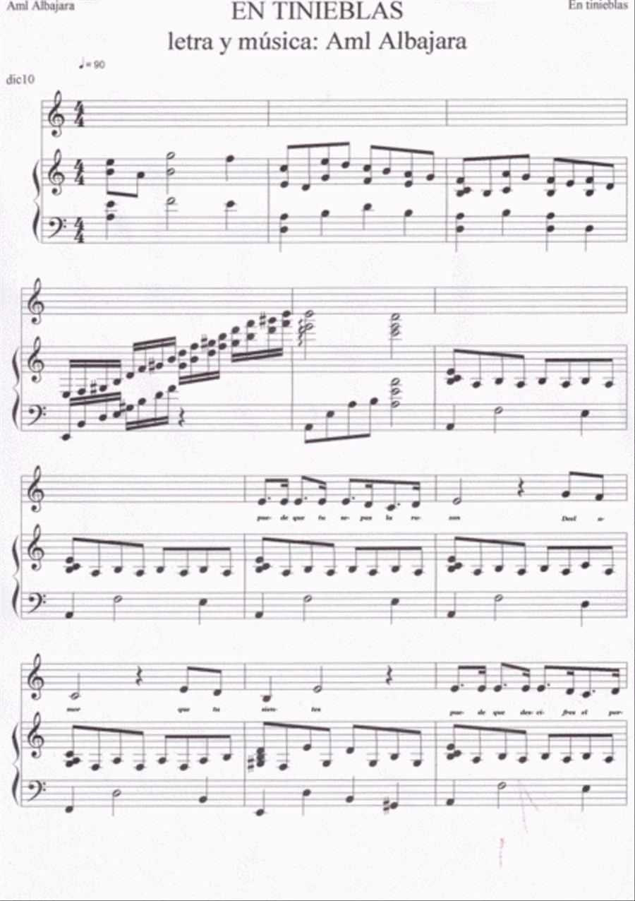 En Tinieblas Voice scores gallery preview page 2
