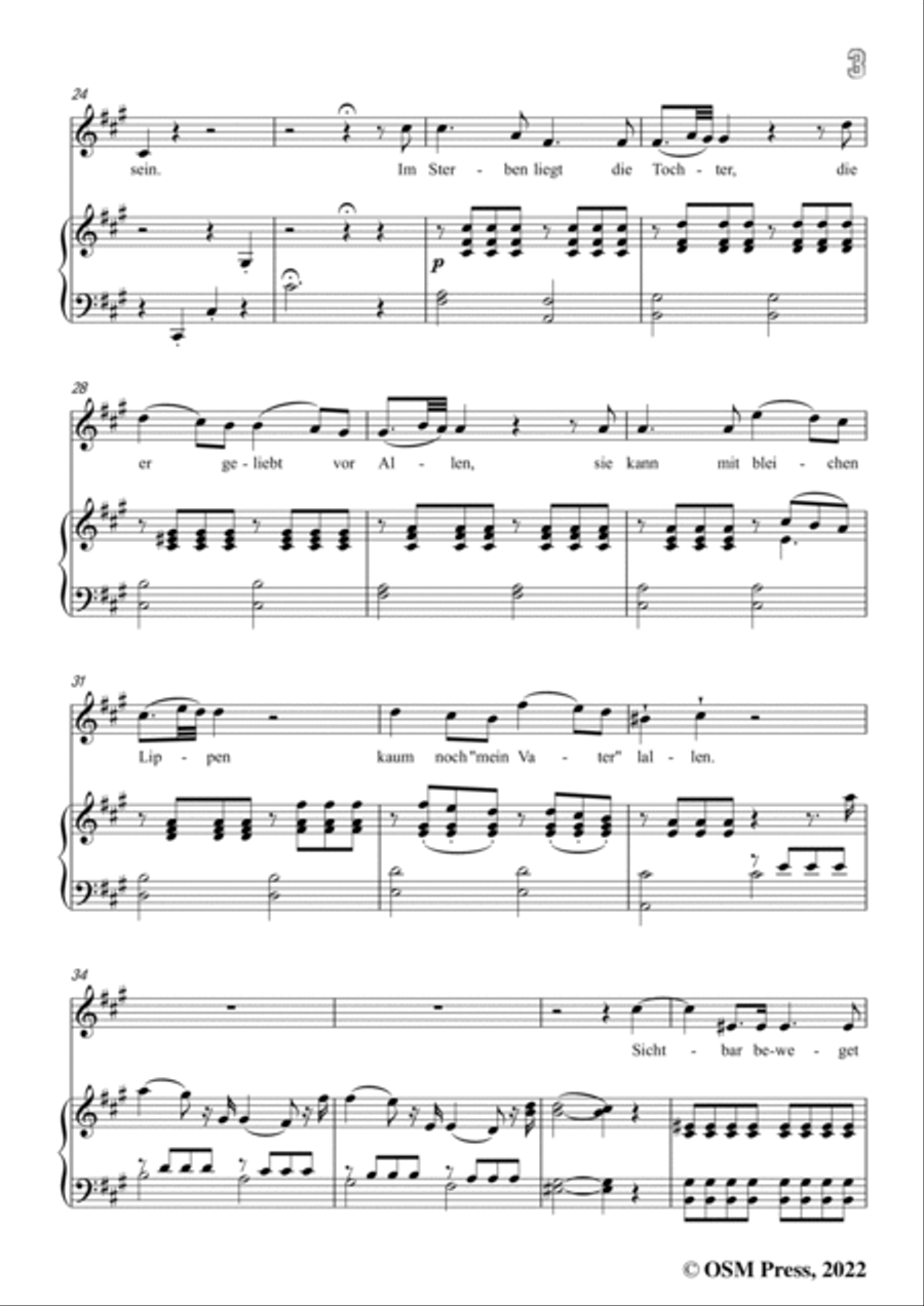 Loewe-Der selt'ne Beter,in f sharp minor,Op.141,for Voice and Piano Voice Solo scores gallery preview page 5