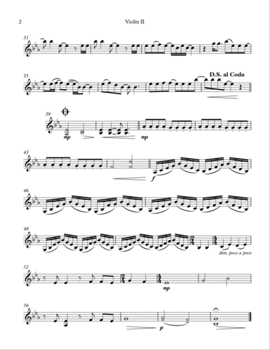 You're Beautiful String Quartet scores gallery preview page 4