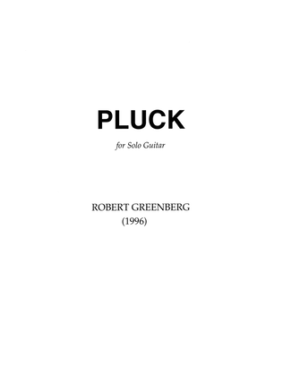 Pluck for guitar