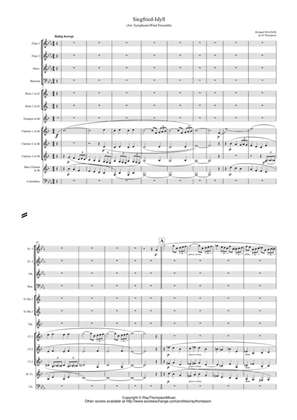 Wagner: Siegfried Idyll arranged symphonic wind ensemble