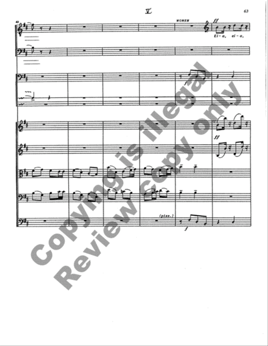 Cantata Rustica (Full/Choral Score) Choir scores gallery preview page 140