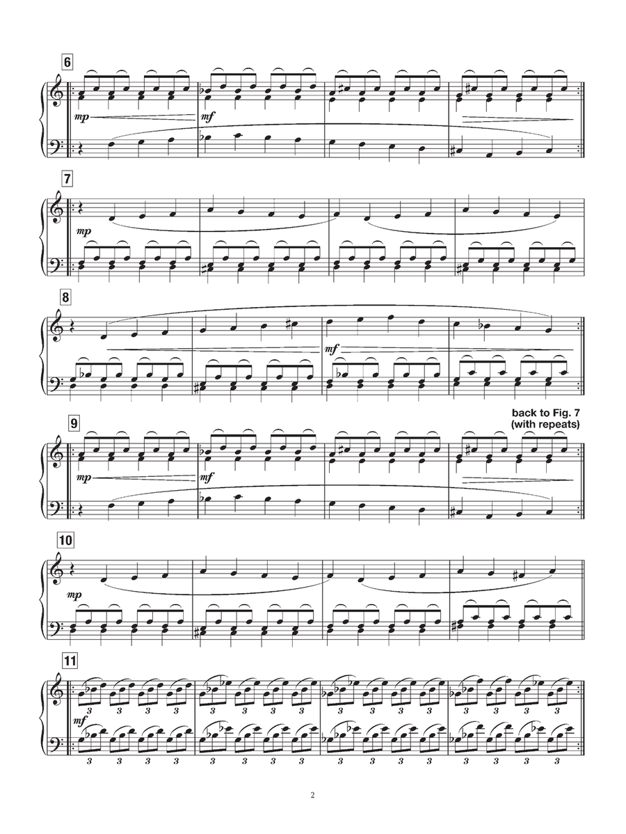 Etude No. 1 Piano Method scores gallery preview page 2