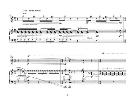 "Blurred Formations" - for Concert Accordion and Classical Guitar [Score] image number null