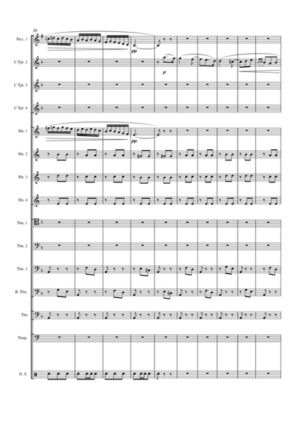 Georges Bizet-Carmen suite For Large Brass Ensemble Timpani and Percussion
