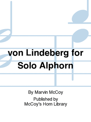 von Lindeberg for Solo Alphorn