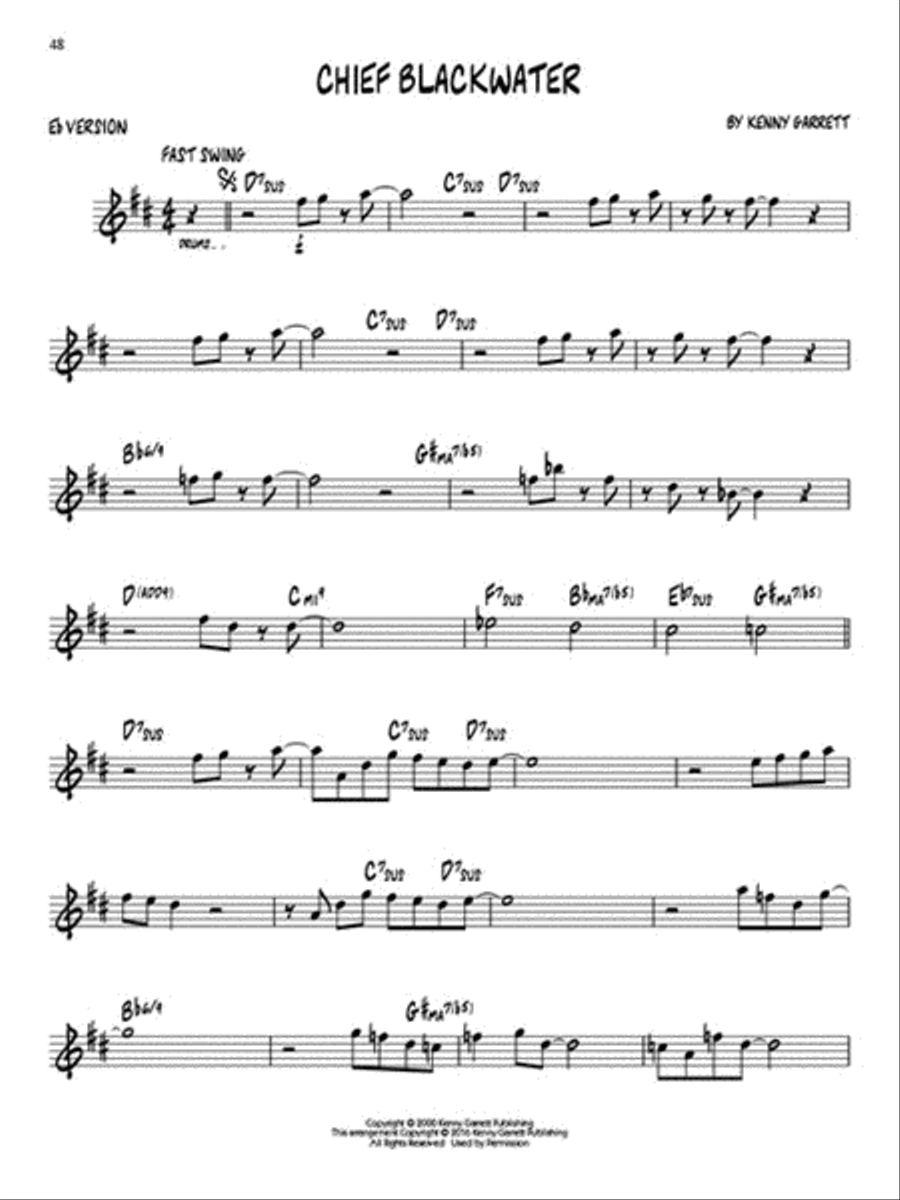 Kenny Garrett C Instrument scores gallery preview page 5
