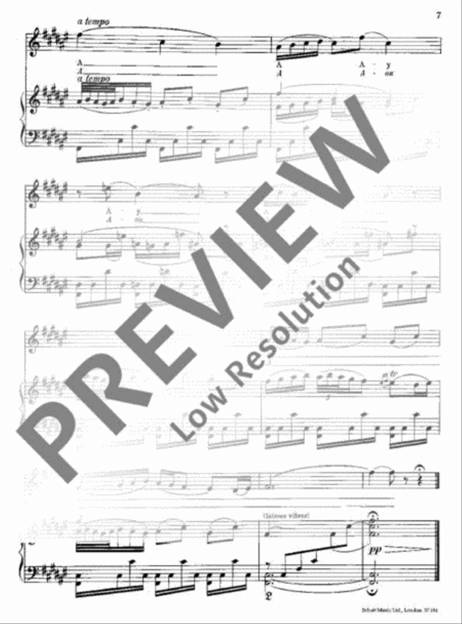 Pastorale Soprano Voice scores gallery preview page 8