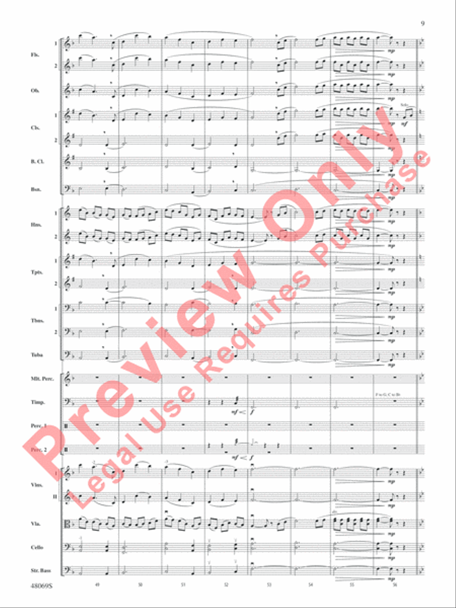 Nostalgia Full Orchestra scores gallery preview page 10