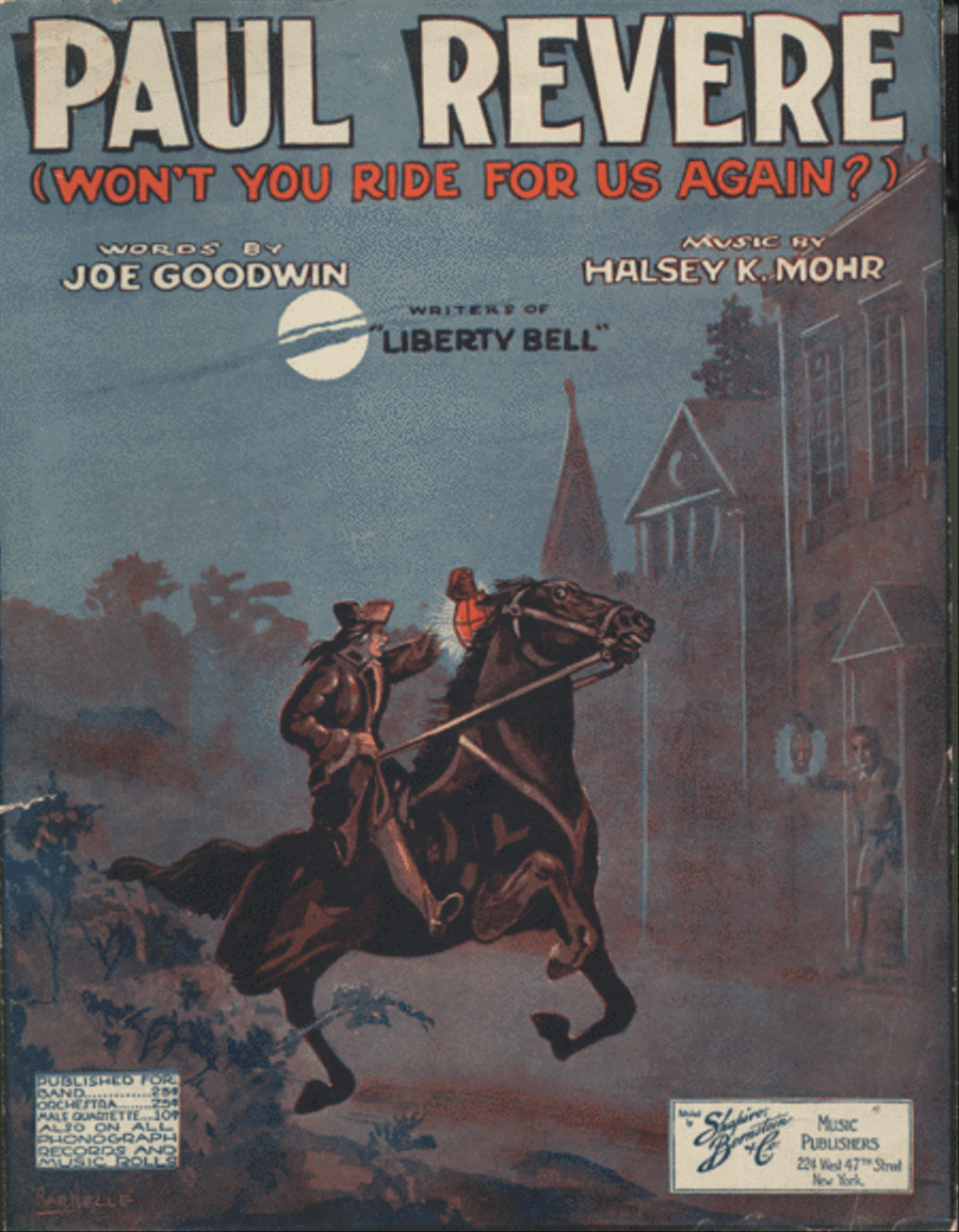 Paul Revere (Won't You Ride For Us Again?) Voice scores gallery preview page 1
